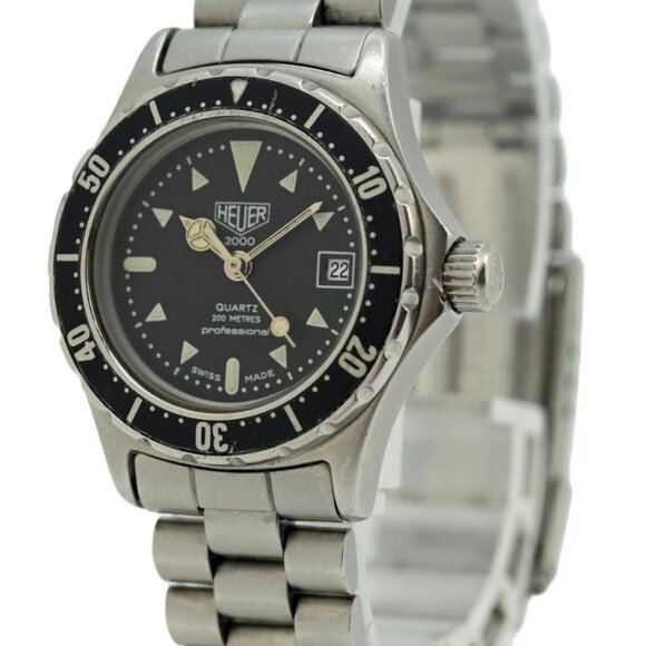 Early Heuer 28mm Ladies Professional 2000 Series Swiss Dive Watch main image 8